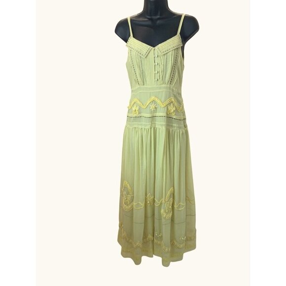 MINT by Jody Arnold ( Anthropology) long / maxi dress size 0 strappy - Picture 1 of 9